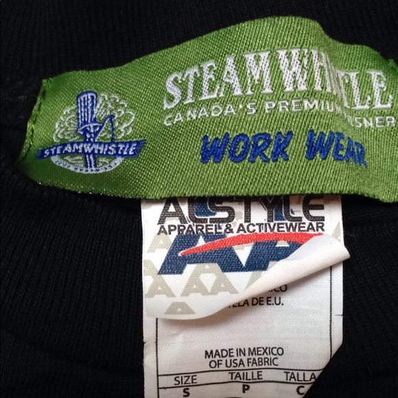 Steam Whistle Pilsner Black T-Shirt - Picture 4 of 6